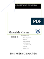 Makalah Kusen (Laporan Survey Kusen Pintu Dan Jendela)