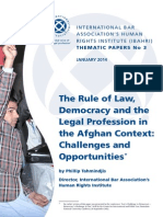Afghanistan Thematic Paper (Jan 2014) PDF