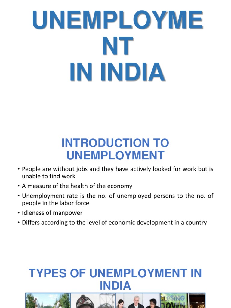 Unemployment in India | PDF | Unemployment | Social Science