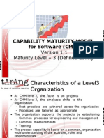 Capability Maturity Model For Software (CMM) : Maturity Level - 3 (Defined Level)