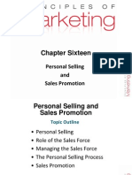 Chapter Sixteen: Personal Selling and Sales Promotion