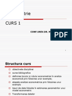 CURS Econometrie