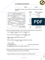 Categorías Gramaticales