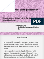 Curved Root Canal Preparation