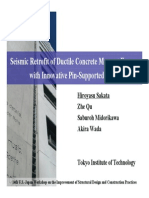 Seismic Retrofit of Concrete Moment Frames