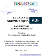 Zbrajanje I Oduzimanje Do 100 2