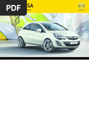 Libretto d'Uso e Manutenzione Opel Corsa Berlina 2v 2014