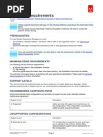 AEM6 Technical Requirements