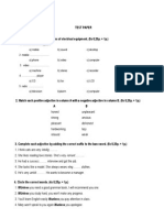Test Paper 13 Mar 2012 (Clasa A 8-A)