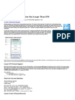 Linux Creating A Partition Size Larger Than 2TB - NixCraft