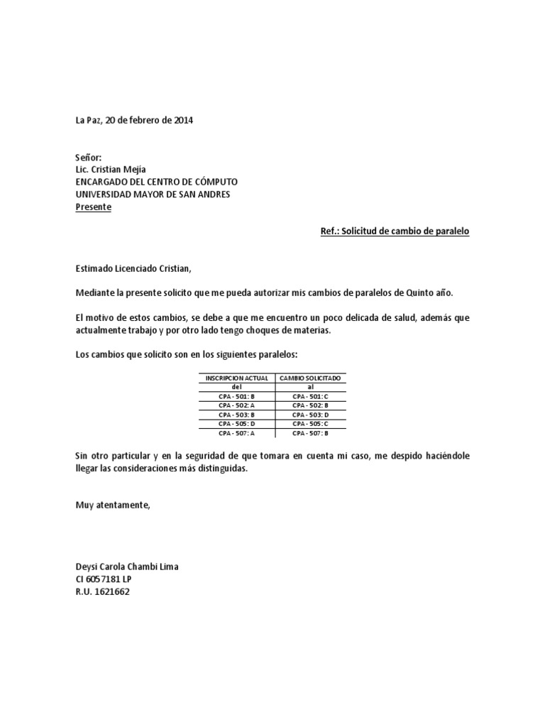 Ejemplo De Carta Para Solicitar Beca Para Mi Hijo Modelo
