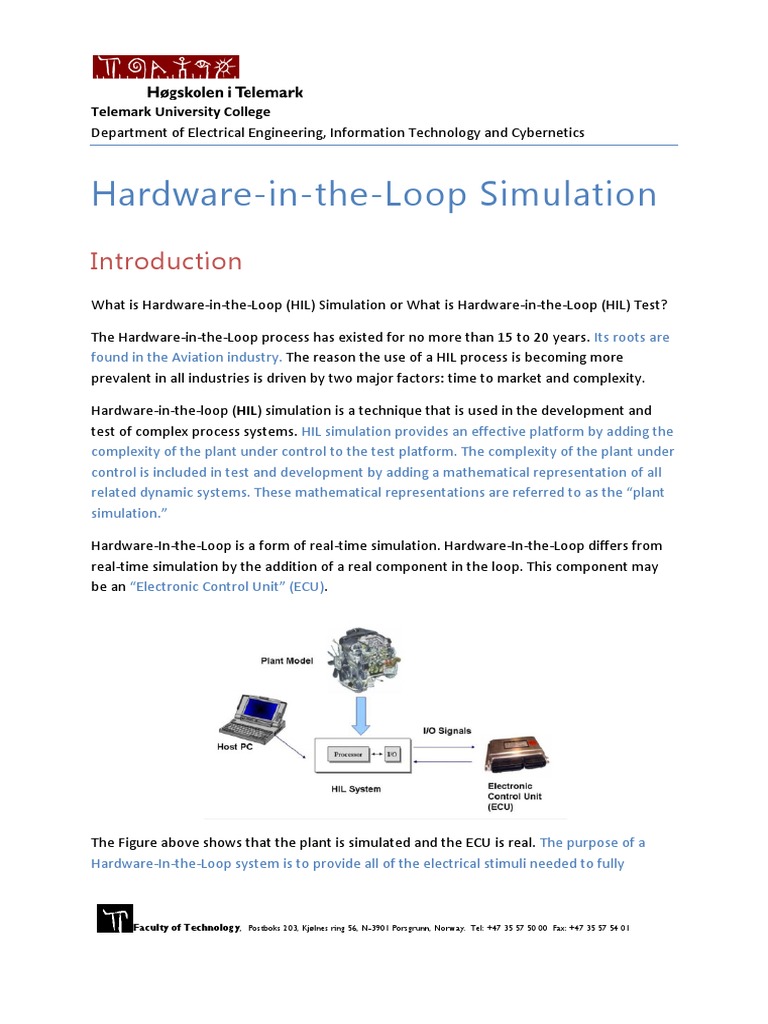 Introduction To HIL Simulation | PDF | Business