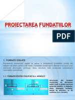 Proiectarea Fundatiilor