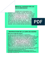 Impacto Ambiental Causado Por Los Halocarbonados