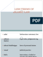 1. Islamic Laws Terms1. Islamic Laws Terms