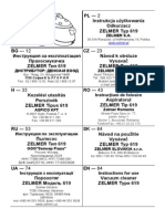 Instructiuni Aspirator ZELMER