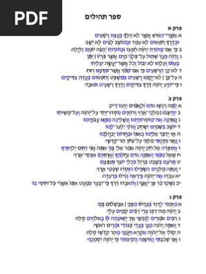 Tehillim scribd