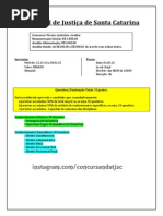 Edital Esquematizado - Tribunal de Justiça