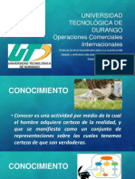 Tipos de Conocimiento