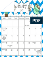 January IXL Calendar