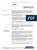 Application Instructions for Ballast Tank Coatings