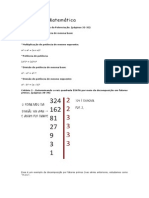 Resumo de Matemática