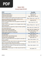University Academic Calendar: Search | PDF | Academic Term | Educational  Institutions