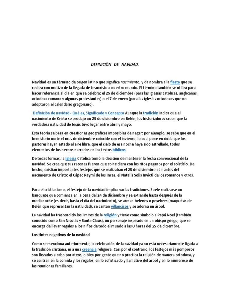 La Historia de La Navidad | PDF | Natividad De Jesus | Navidad