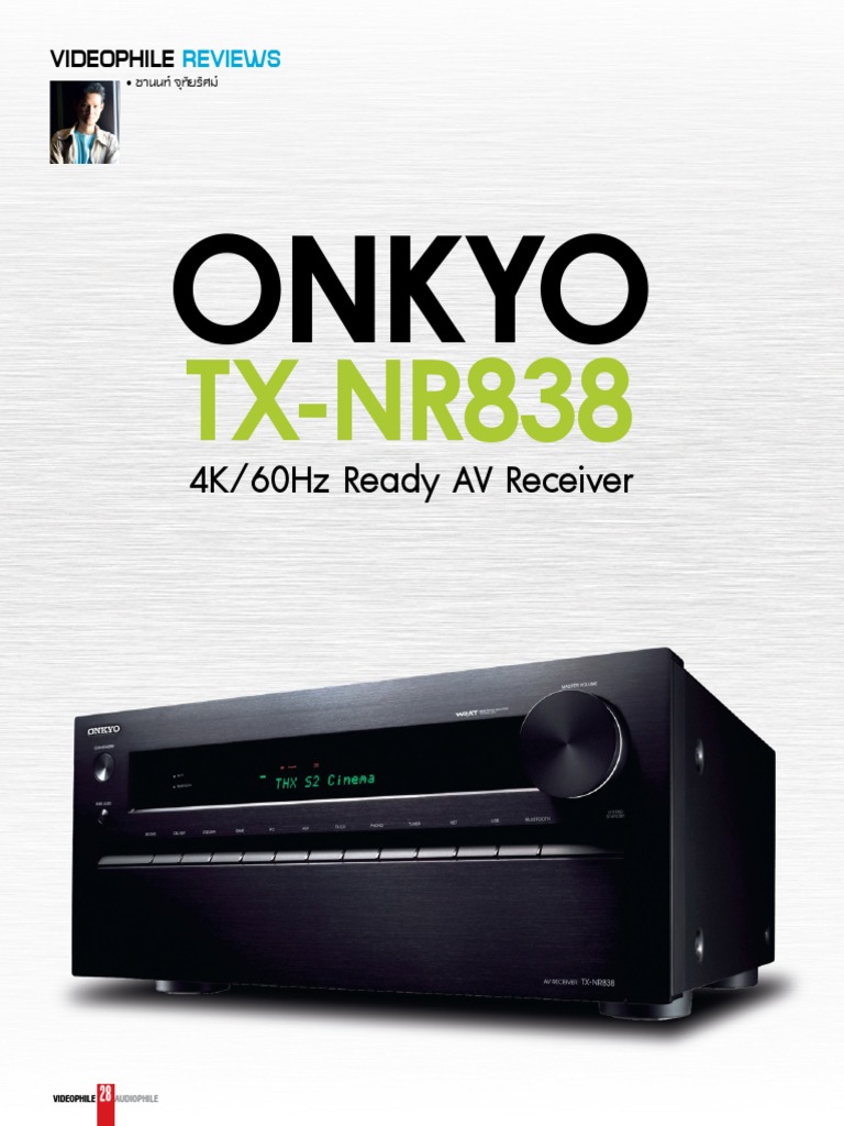 Onkyo TXNR838 PDF
