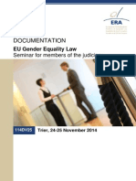 Discriminarea Pe Criterii de Sex in Dreptul comunitar/EU Gender Equality Law