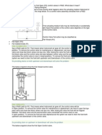 FC FO FI control valve fail positions explained