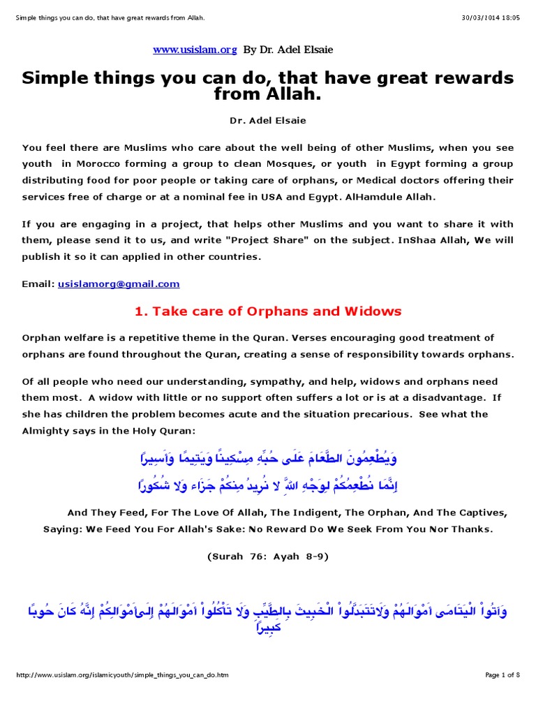 Small Deeds Great Rewards Pdf Muhammad Islamic Theology
