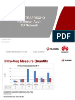 Cellintrafreqho Parameter Audit