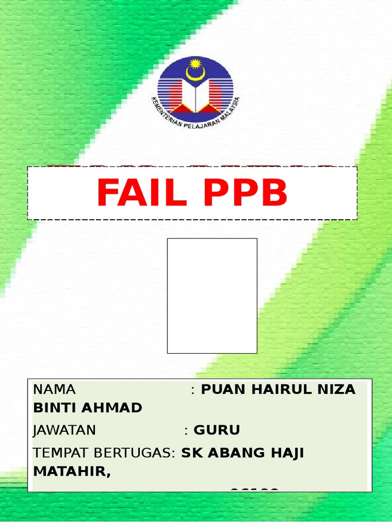 Cover Fail Ppb Baru Cikgu Niza