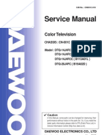 3468964 Daewoo Service Manual Tv Dtq14j4fc Chasis Cn001c