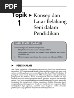 Topik 1 (Konsep Dan Latar Belakang Seni Dalam Pendidikan)