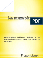 Las Proposiciones