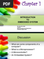 Chapter 1 - Introduction To Embedded System