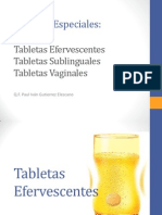2.5 Formas Farmaceuticas Sólidas -Tabletas Efervescentes 2014