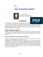Selection of Insulation Material: What Is Thermal Insulation?