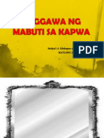 Module 11 Paggawa NG Mabuti Sa Kapwa