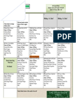 January K-8 Lunch Menu