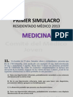 Simulacro #1 Medicina