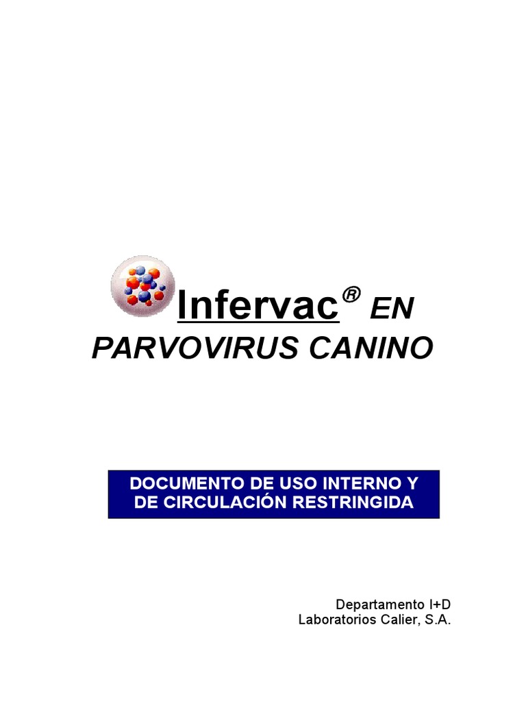 Infervac en Parvovirus | PDF | Diarrea | Inmunología