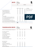 Elevblad Teknikstöd - Assisterande Teknik