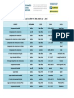 Calendário Internacional 2015