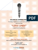 Live Lines Flyer