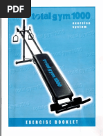 Total Gym Exercise Chart PDF Guide | PDF | Arm | Hand