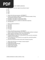 Nervemuscle MCQ