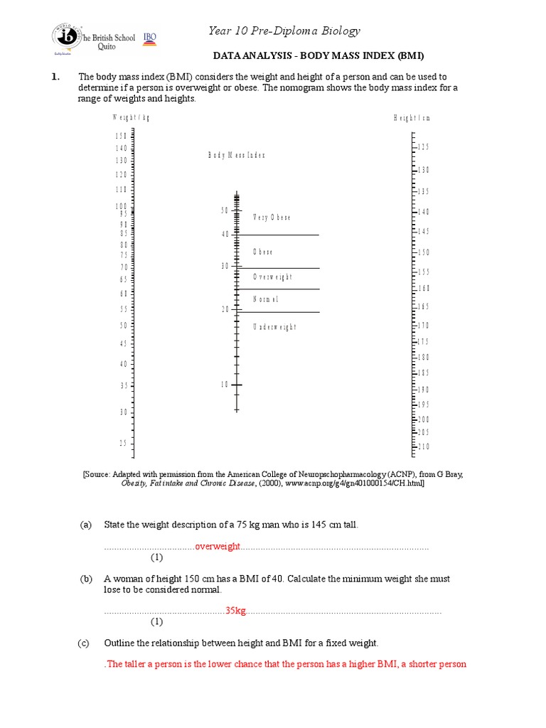 BMI Data Analysis Question | PDF | Wellness